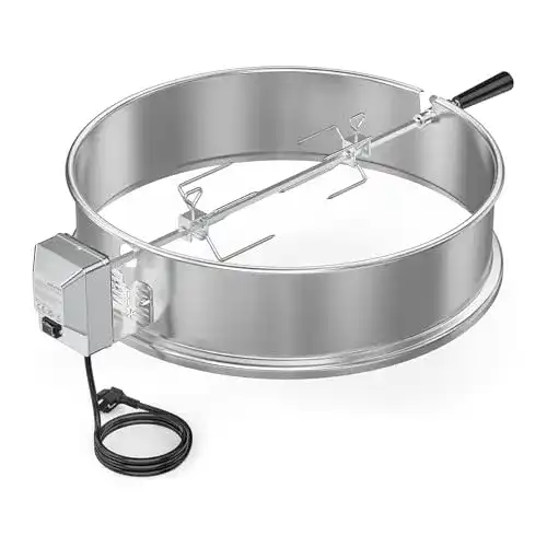 Drehspieß onlyfire 57CM Universal mit Motor Grillspieß-Aufsatz