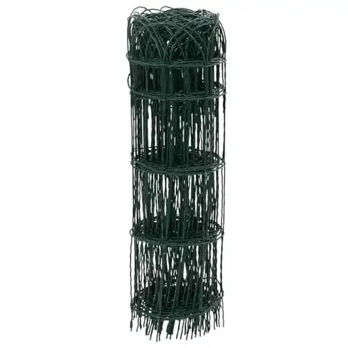Gartenzaun vidaXL Ziergeflecht 10m Zierzaun Ziergitter