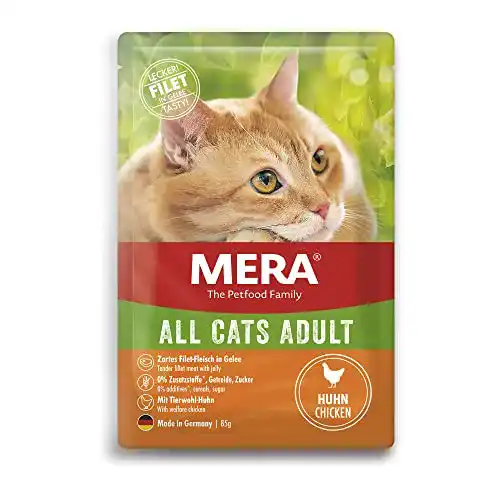 Mera-Katzenfutter MERA Cats All Cats Adult Huhn, 12 x 85 g