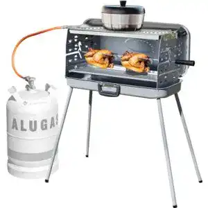 Koffergrill BERGER 3-Flammen Koffer-Gasgrill Tragbar 50 mbar