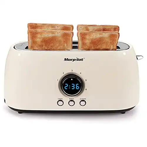 Die beste 4-Schlitz-Toaster morpilot Toaster 4 Scheiben Langschlitztoaster 2026 Test Bestseller 4-Schlitz-Toaster morpilot Toaster 4 Scheiben Langschlitztoaster