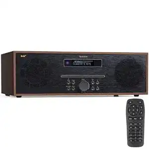 DAB-Radio mit Fernbedienung auna Radio, mit CD Player