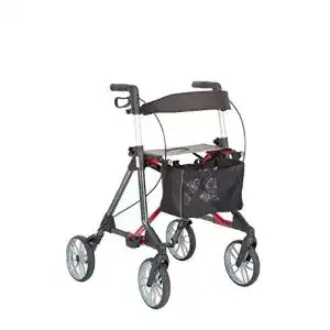Rollator RUSSKA Elan Classic anthrazit/dunkelrot