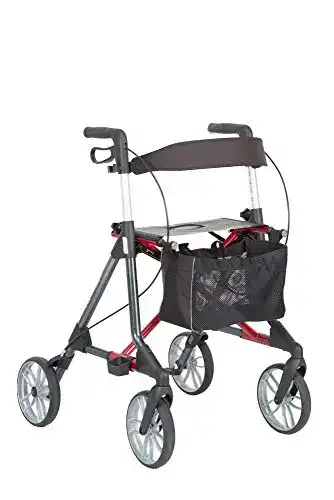 Rollator RUSSKA Elan Classic anthrazit/dunkelrot