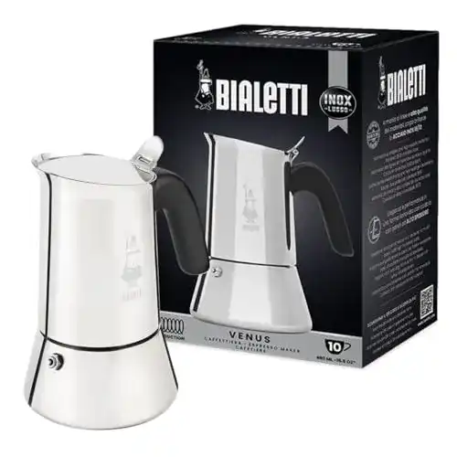 Espressokocher-Induktion Bialetti New Venus, Stahl, 10 Tassen