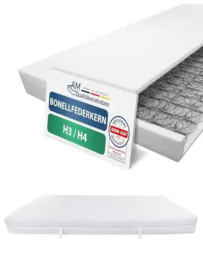 AM-Matratze AM Qualitätsmatratzen Bonellfederkernmatratze