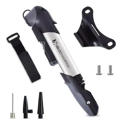 Minipumpen VeloChampion Legierung 9 Kleine Fahrradpumpe