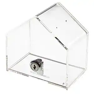 Spendenbox HMF 46911, Aktionsbox, Spendenhaus, Acryl