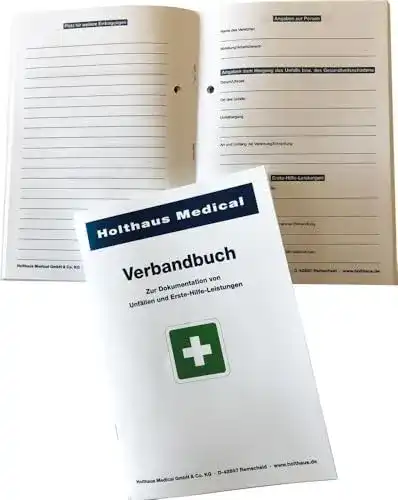 Verbandbuch Format 4005058502496, Din A5