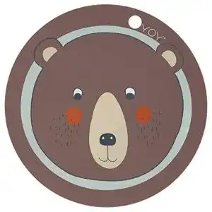 Platzdeckchen OYOY Mini Bear Placemat: Tischset, abwaschbar