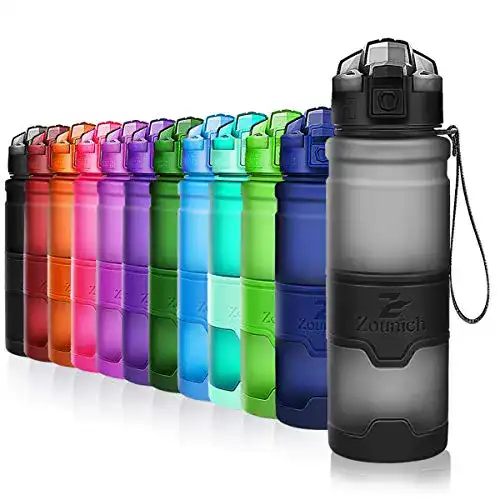 Sport-Trinkflasche ZOUNICH Trinkflasche Sport BPA frei