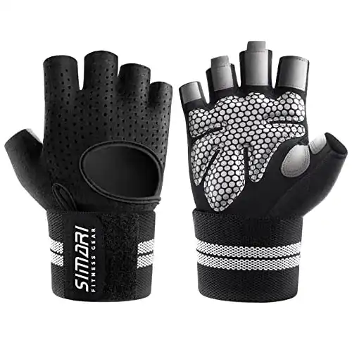 Fitness-Handschuhe SIMARI Trainingshandschuhe Männer Frauen volle Finger