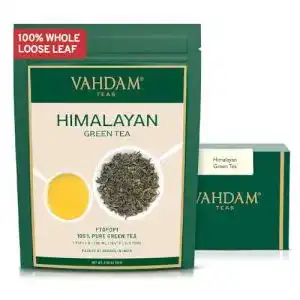 Tee zum Abnehmen VAHDAM Grüner Tee Blätter aus dem Himalaya