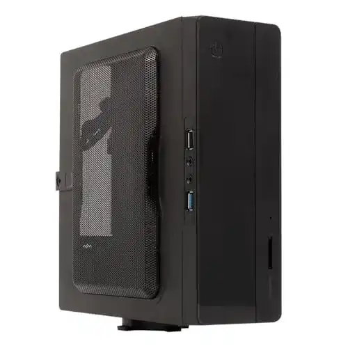 Mini-ITX-Gehäuse Unyka 52061, USB 3.0, 150 Watt, schwarz