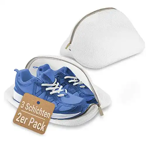Wäschenetz ecooe 2 Stück Wäschesack für Schuhe Sneaker