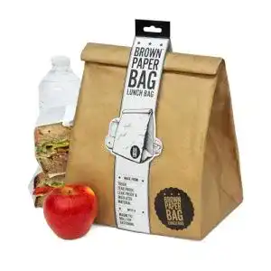 Lunchbag Luckies of London Braune Lunch Bag, Klettverschluss