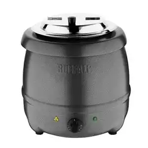Elektrischer Suppentopf Buffalo Suppenkessel anthrazit 10L