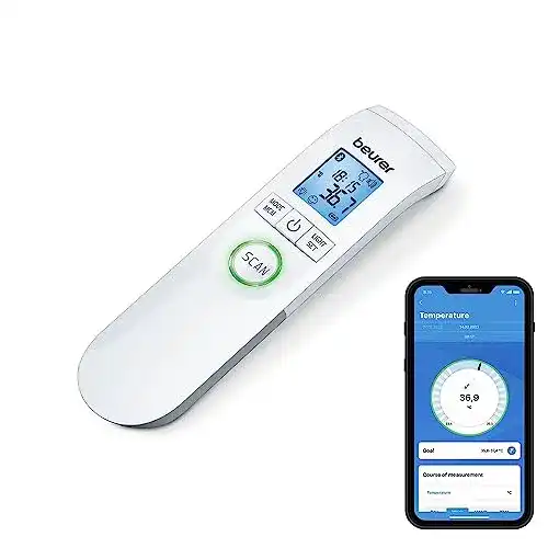 Beurer-Fieberthermometer Beurer FT 95 Bluetooth, kontaktlos
