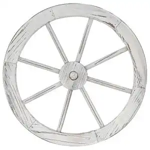 Wagenräder Nexos Holzrad Whitewash Wagenrad Ø 45 cm