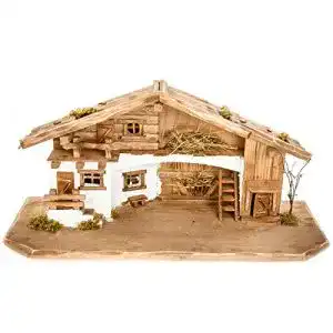 Weihnachtskrippe Holz und Gartentrends Große (W11) Krippe