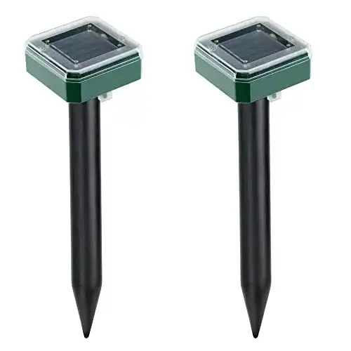 Maulwurfschreck (solar) flintronic 2 Stück Solar Maulwurfabwehr