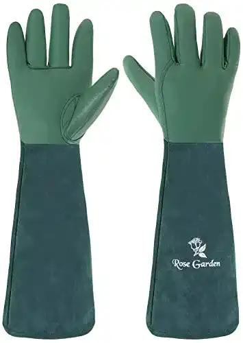 Rosenhandschuhe ACE 1 Paar Rose Garden Leder-Gartenhandschuhe