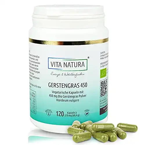 Die beste Gerstengras-Kapseln VITA NATURA Energie & Wohlbefinden 2026 Test Bestseller Gerstengras-Kapseln VITA NATURA Energie & Wohlbefinden