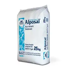 Regeneriersalz Alposal Poolsalz aus reinem Siedesalz 25kg