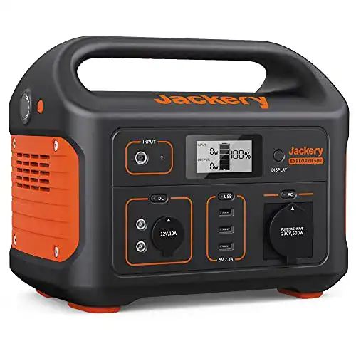 Powerstation Jackery Explorer 500, 518Wh Mobiler Stromspeicher
