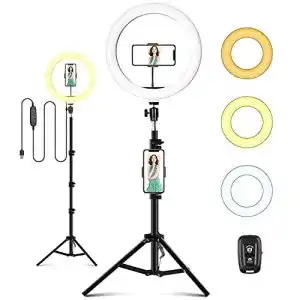 Ringlicht ITSHINY LED mit Stativ, 10 zoll / 25.4 CM Ringleuchte