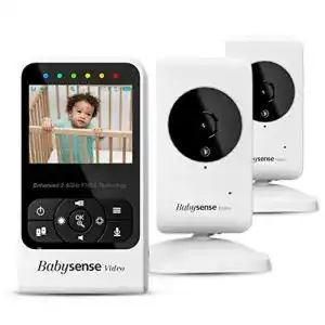 Babyphone mit 2 Kameras Babysense Video-Babyphone