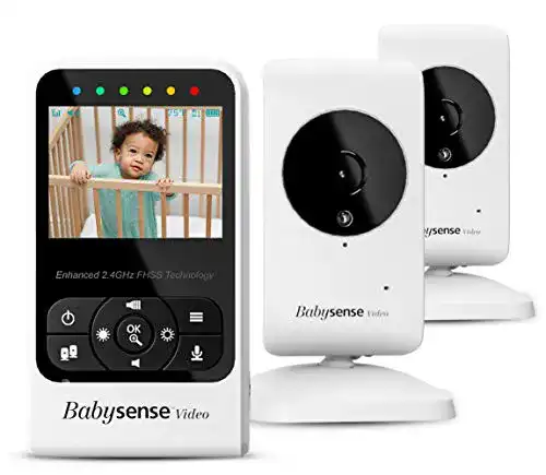 Babyphone mit 2 Kameras Babysense Video-Babyphone