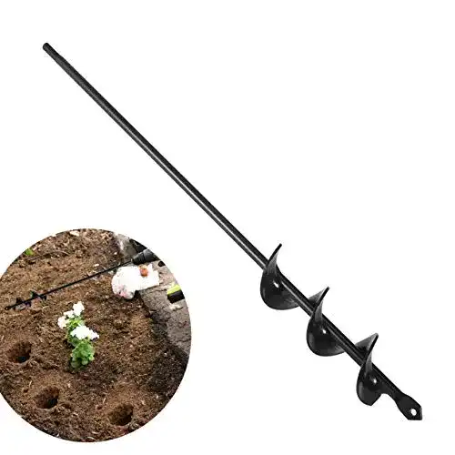 Die beste Erdbohrer für Bohrmaschine Jajadeal Garten Handbohrer 4 x 45cm 2026 Test Bestseller Erdbohrer für Bohrmaschine Jajadeal Garten Handbohrer 4 x 45cm