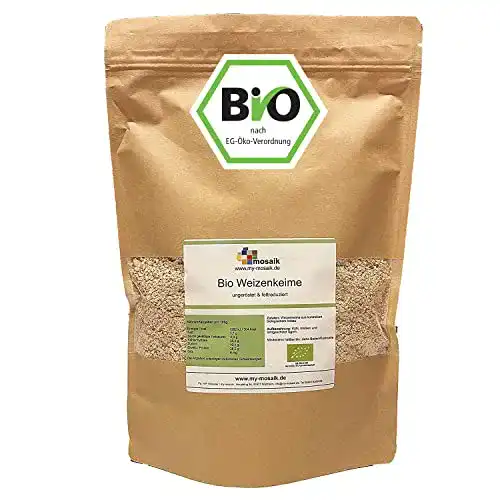 Weizenkeime my-mosaik Bio – ungeröstet, fettreduziert, 500g
