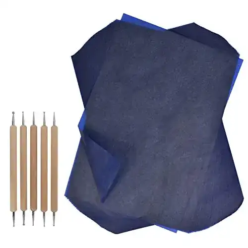 Blaupapier YOTINO 100 Blatt Blue Kohlepapier A4 Carbon Papier