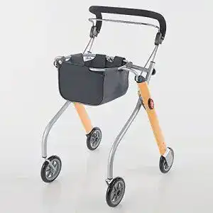 Rollator Trust Care 9320 Wohnraum – Let’s Go in Holz/Silber Optik