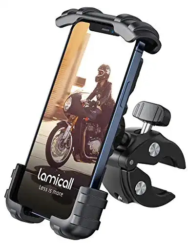 Tablet-Halterung Fahrrad Lamicall, Universal 360 Drehung Outdoor