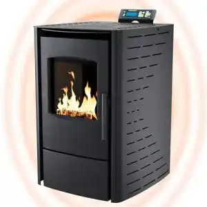 Pelletofen Nemaxx P6 Pelletkamin Pelletkaminofen 6 kW Kaminofen