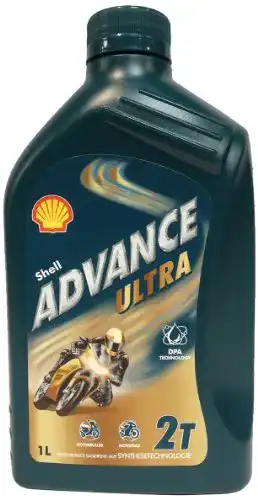 Vollsynthetisches 2-Takt-Öl Shell Motoröl Advance Ultra 2, 1 L