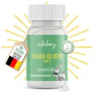 Vitamin-D-Präparate vitabay Vitamin D3 1000 I.E., 100 Tabletten
