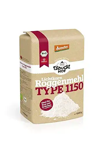 Roggenmehl Bauckhof Bio Vollkorn Demeter (2 x 1000 gr)