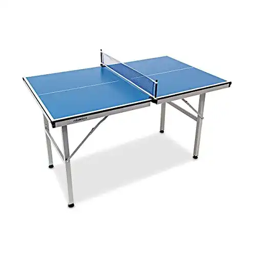 Mini-Tischtennisplatte Relaxdays Tischtennisplatte Midi klappbar