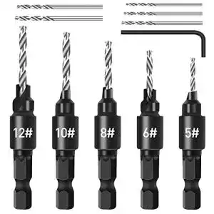 Holzbohrer mit Senker shengbenhao Senker Bohrer Set