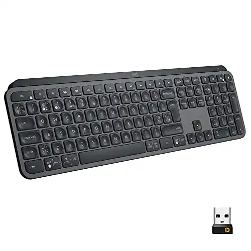 Funktastatur Logitech MX Keys Kabellose Tastatur, Bluetooth