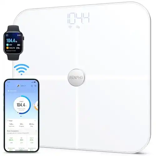 Renpho-Körperfettwaage RENPHO WLAN-Smart-Waage App-Sync