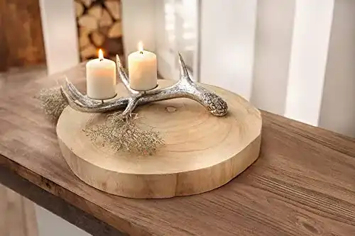 Baumscheibe Dekoleidenschaft Deko-Scheibe Wood Ø 40 cm