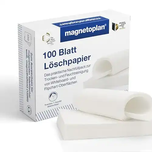 Die beste Löschpapier magnetoplan 12296 ferroscript-, 100 Stück 2026 Test Bestseller Löschpapier magnetoplan 12296 ferroscript-, 100 Stück