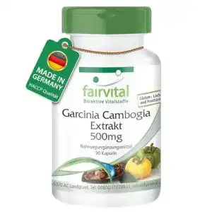 Garcinia Cambogia fairvital Kapseln – 500mg Extrakt pro Kapsel