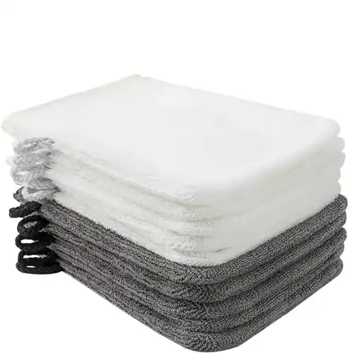 Mikrofaser-Waschlappen PHOGARY 10er Pack Waschlappen
