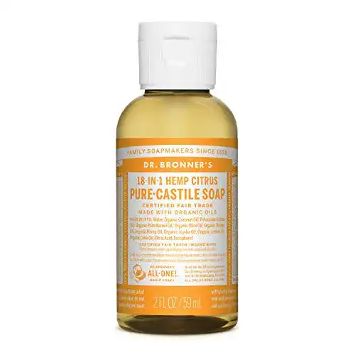 Bio-Flüssigseife Dr. Bronner’s Bio Citrus Pure Castile, 59 ml